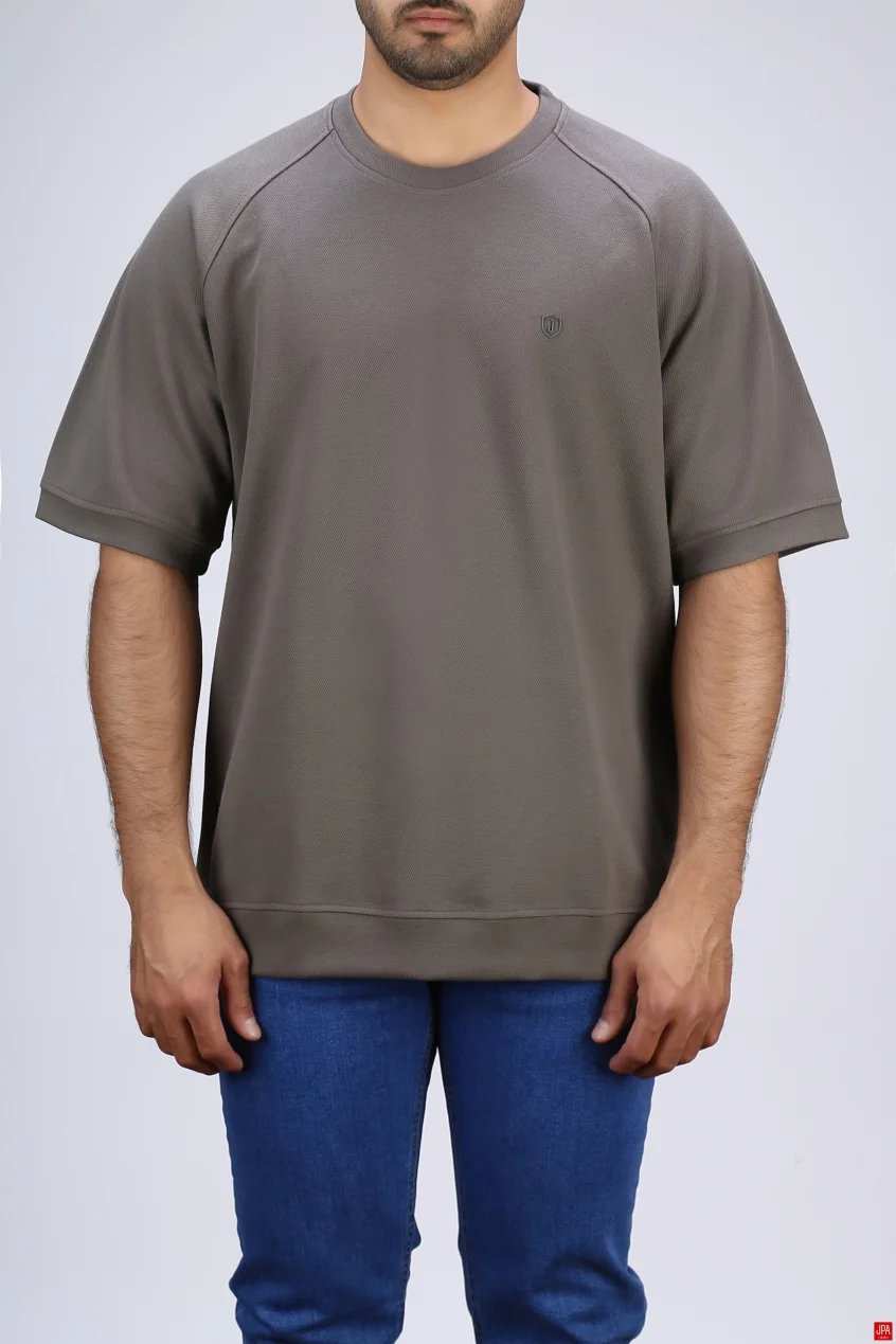 تی شرت مردانه یقه گرد مشکی جی پی ای JPA کد 03467