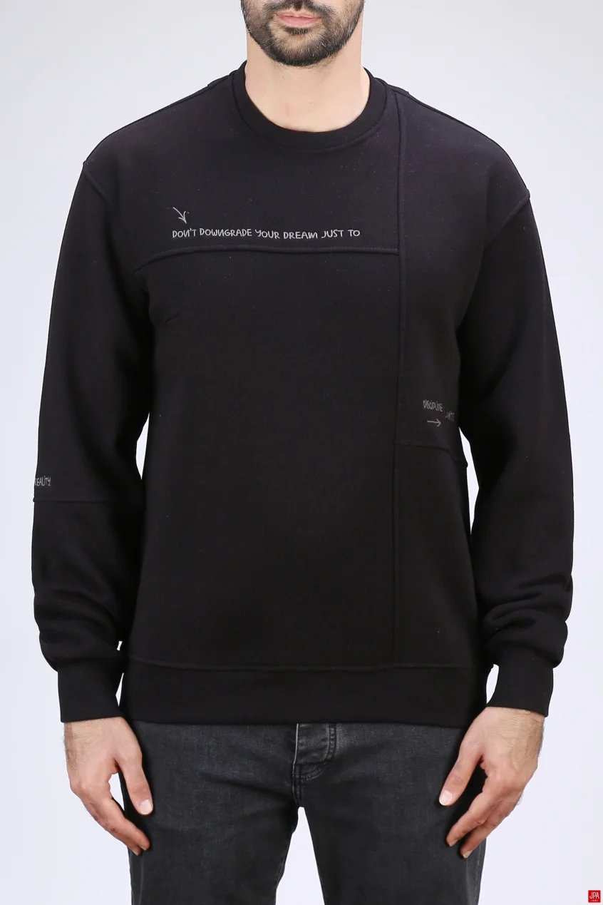 بلوز مردانه دورس مشکی جی پی ای JPA کد 04036