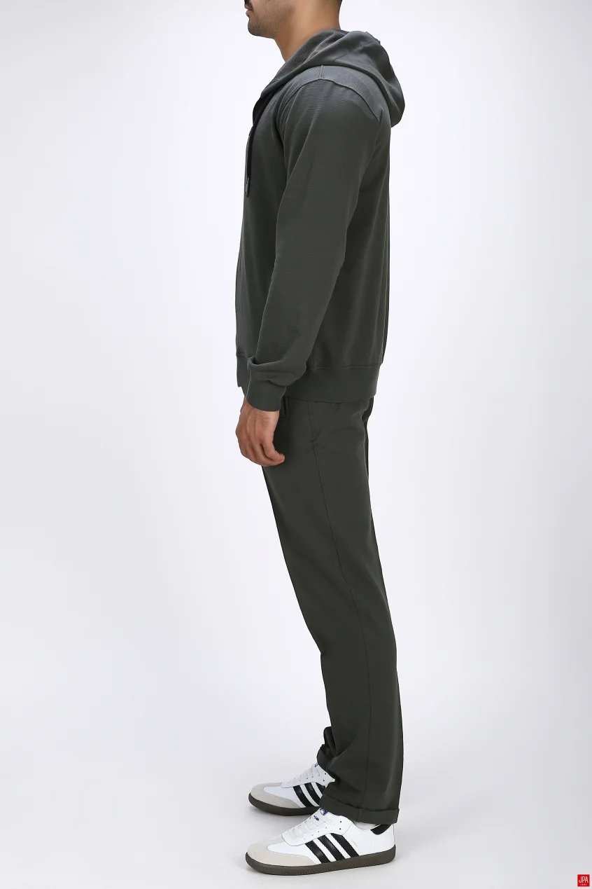 ست سویشرت و شلوار مردانه مشکی جی پی ای JPA کد 04055