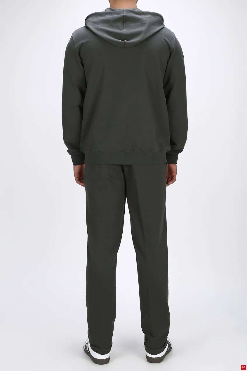 ست سویشرت و شلوار مردانه مشکی جی پی ای JPA کد 04055