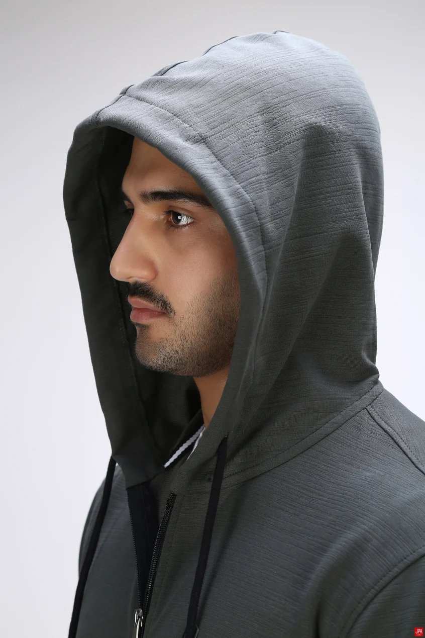 ست سویشرت و شلوار مردانه مشکی جی پی ای JPA کد 04055