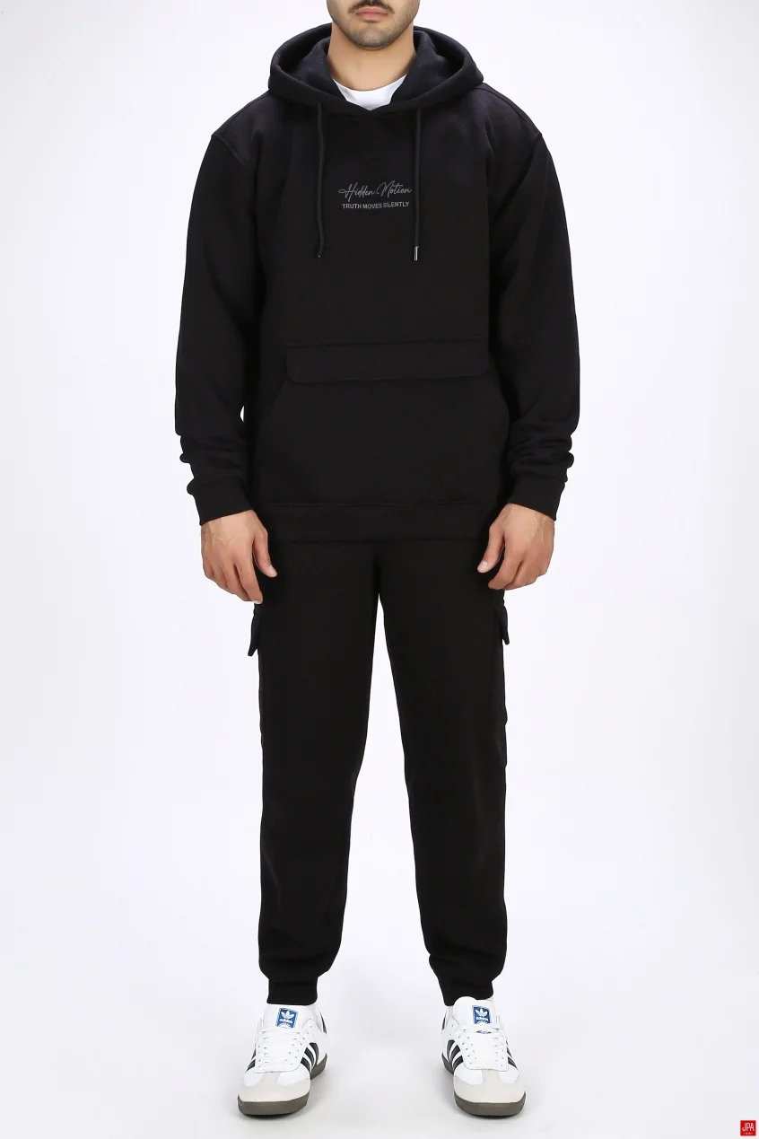 هودی مردانه دورس اسپرت مشکی جی پی ای JPA کد 04006