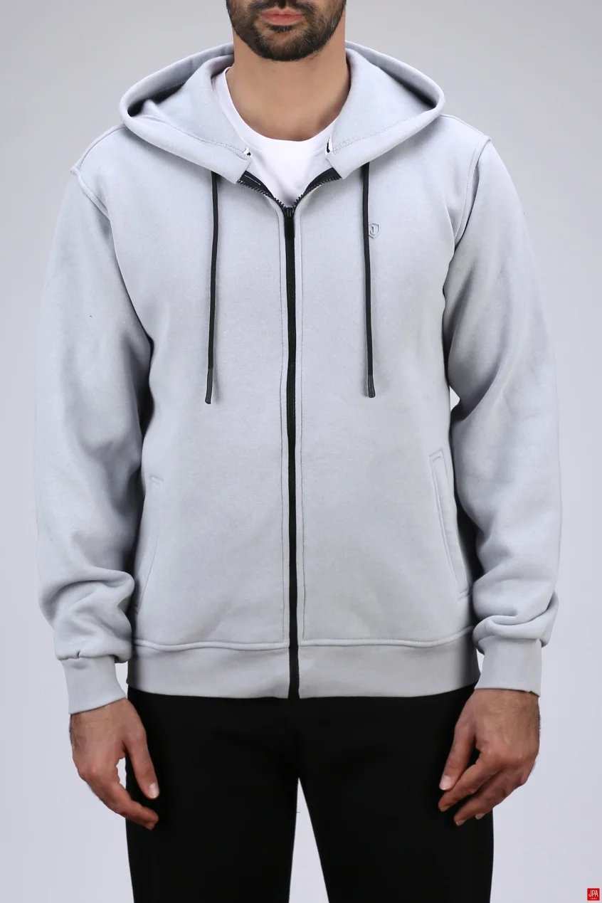 سویشرت مردانه دورس کلاهدار مشکی جی پی ای JPA کد 04030