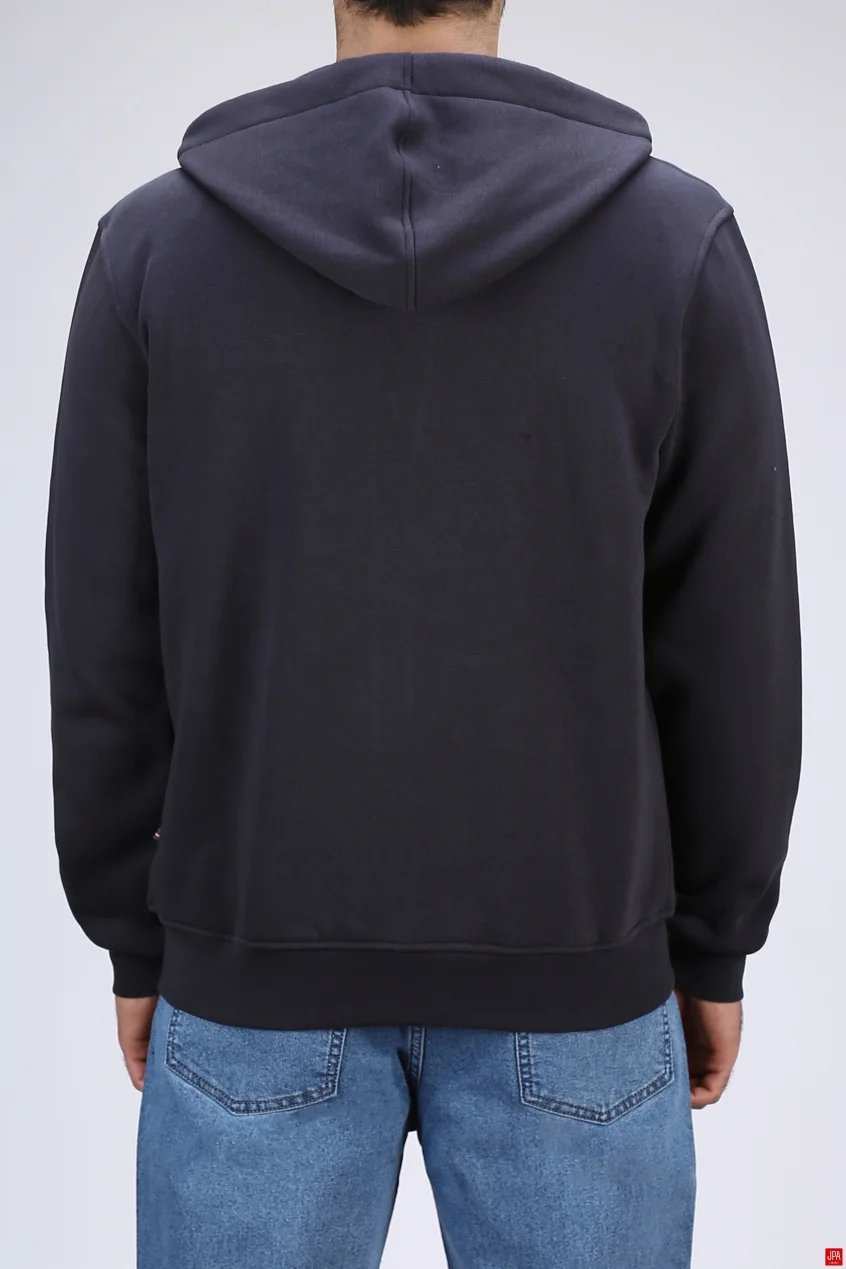 سویشرت مردانه دورس کلاهدار مشکی جی پی ای JPA کد 04030