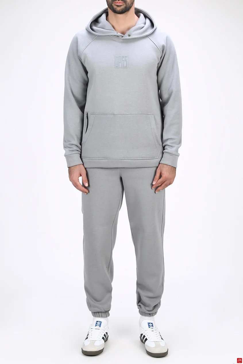 ست هودی و شلوار مردانه دورس رگولار مشکی جی پی ای JPA کد 04005