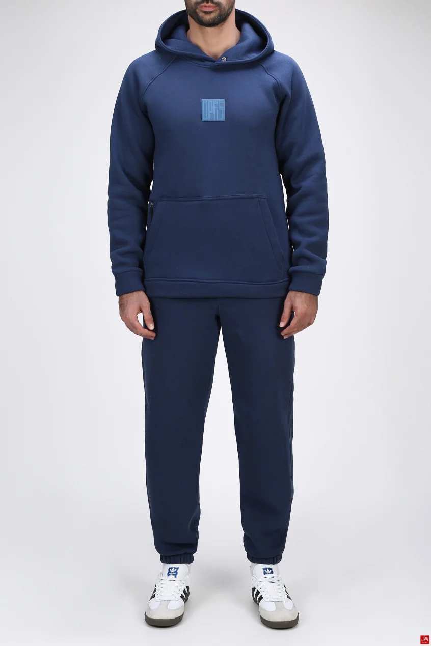 ست هودی و شلوار مردانه دورس رگولار مشکی جی پی ای JPA کد 04005