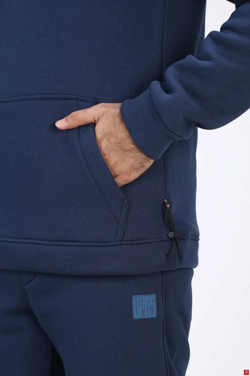 ست هودی و شلوار مردانه دورس رگولار مشکی جی پی ای JPA کد 04005