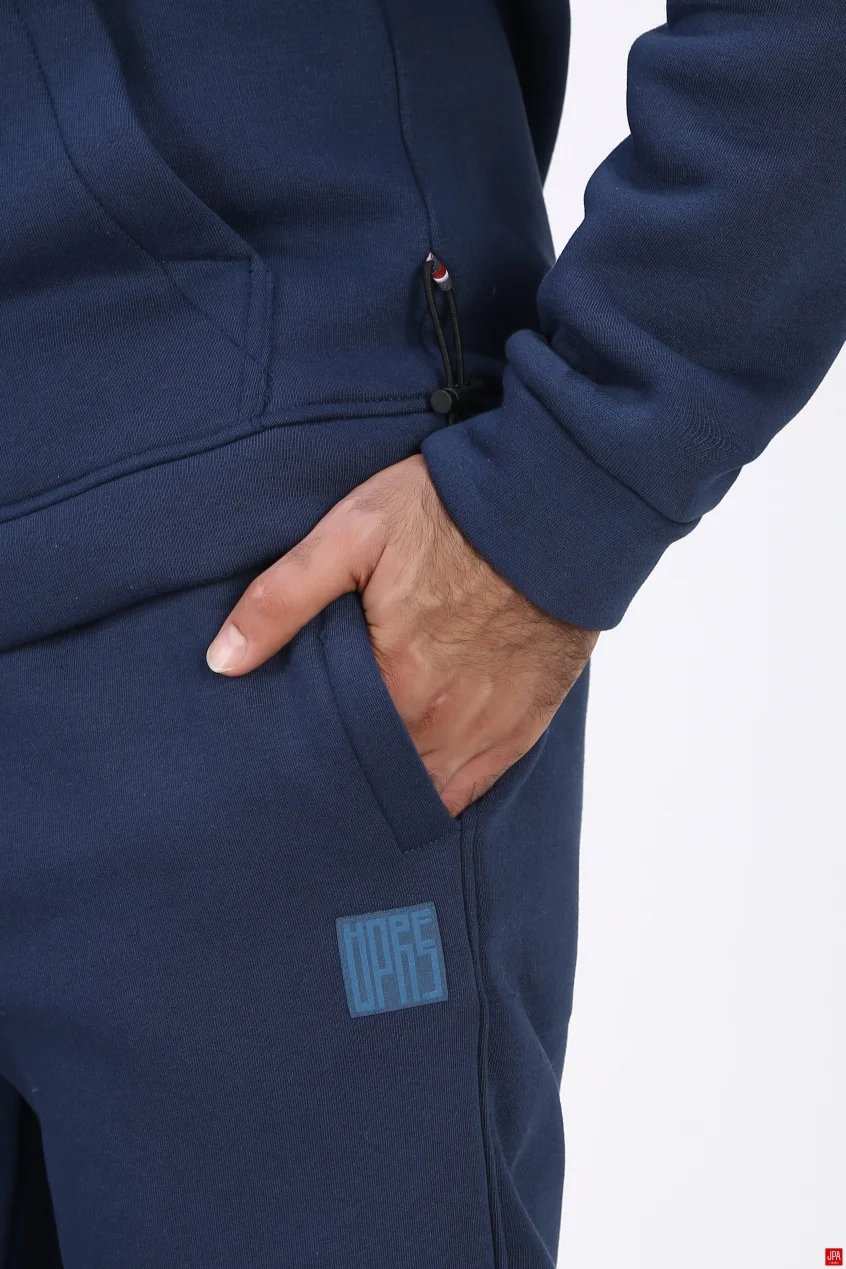 ست هودی و شلوار مردانه دورس رگولار مشکی جی پی ای JPA کد 04005