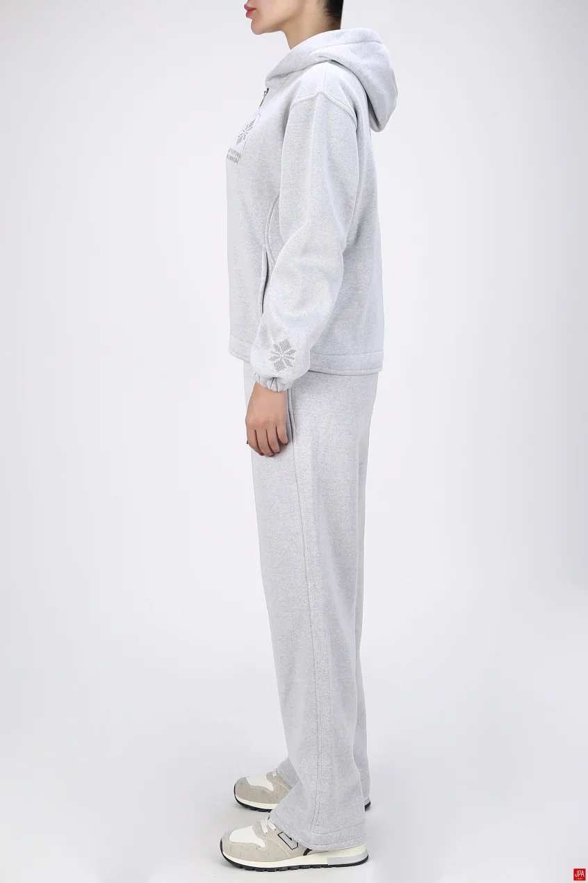 ست سویشرت و شلوار زنانه دورس رگولار مشکی جی پی ای JPA کد 04059