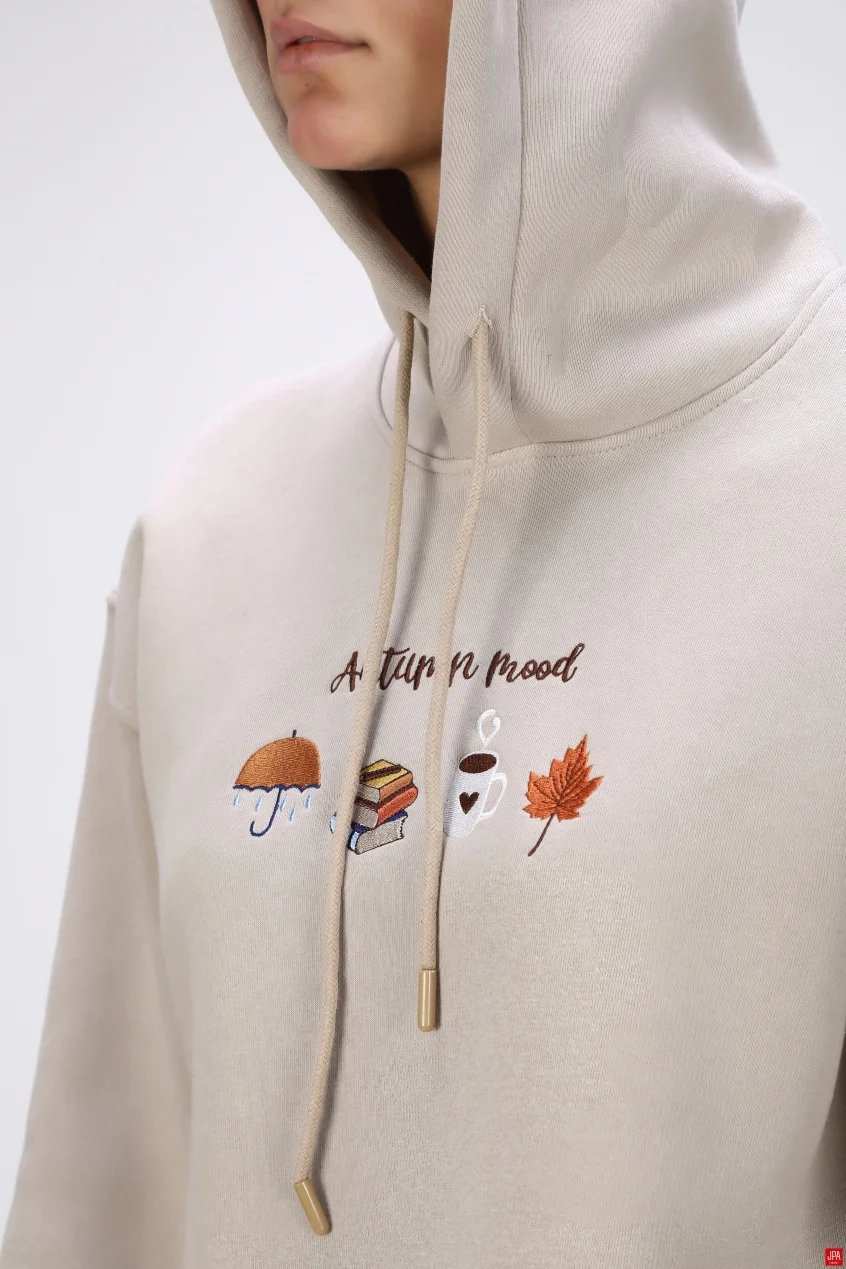 ست هودی و شلوار زنانه دورس مشکی جی پی ای JPA کد 04050