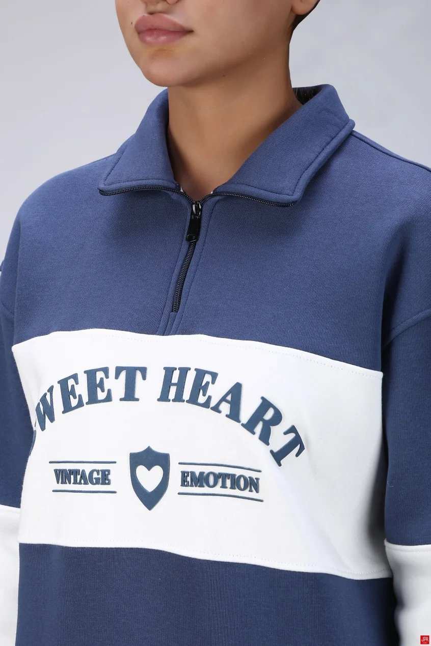 بلوز زنانه نیم زیپ جی پی ای JPA کد 04078