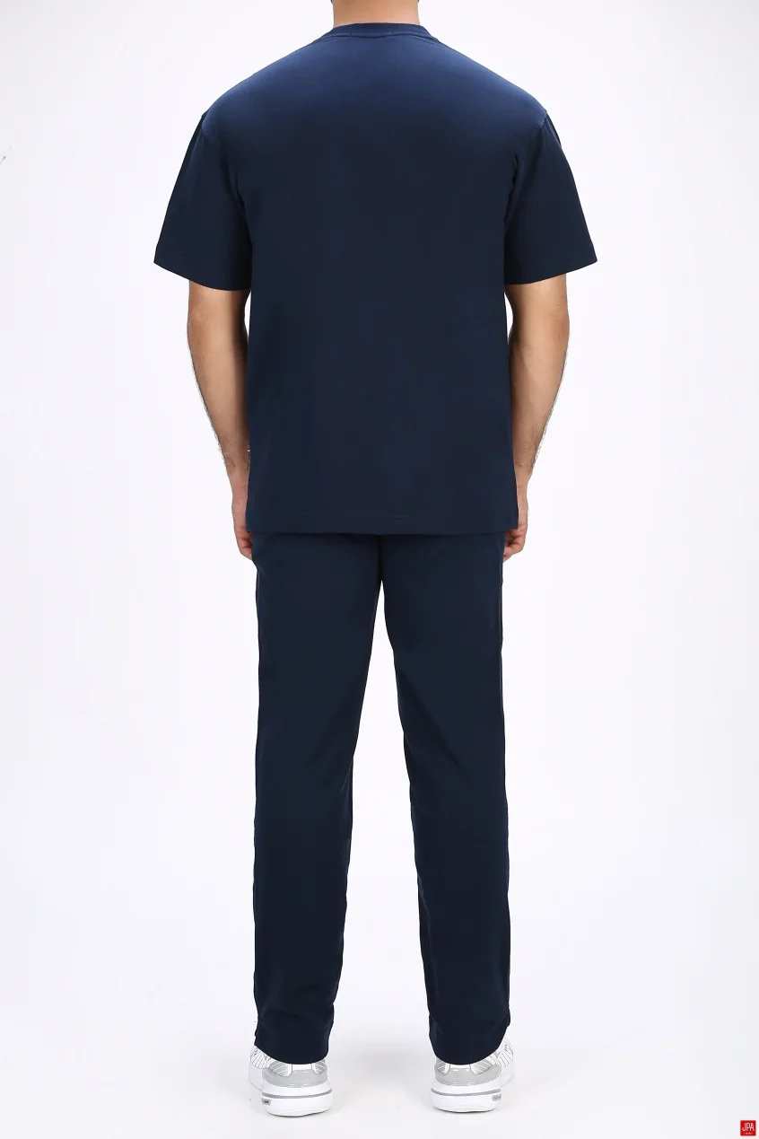 ست تی شرت و شلوار مردانه اسپرت رگولار مشکی جی پی ای JPA کد 04075