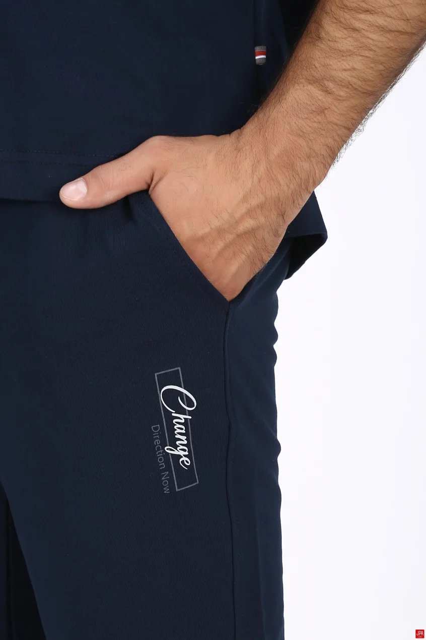ست تی شرت و شلوار مردانه اسپرت رگولار مشکی جی پی ای JPA کد 04075