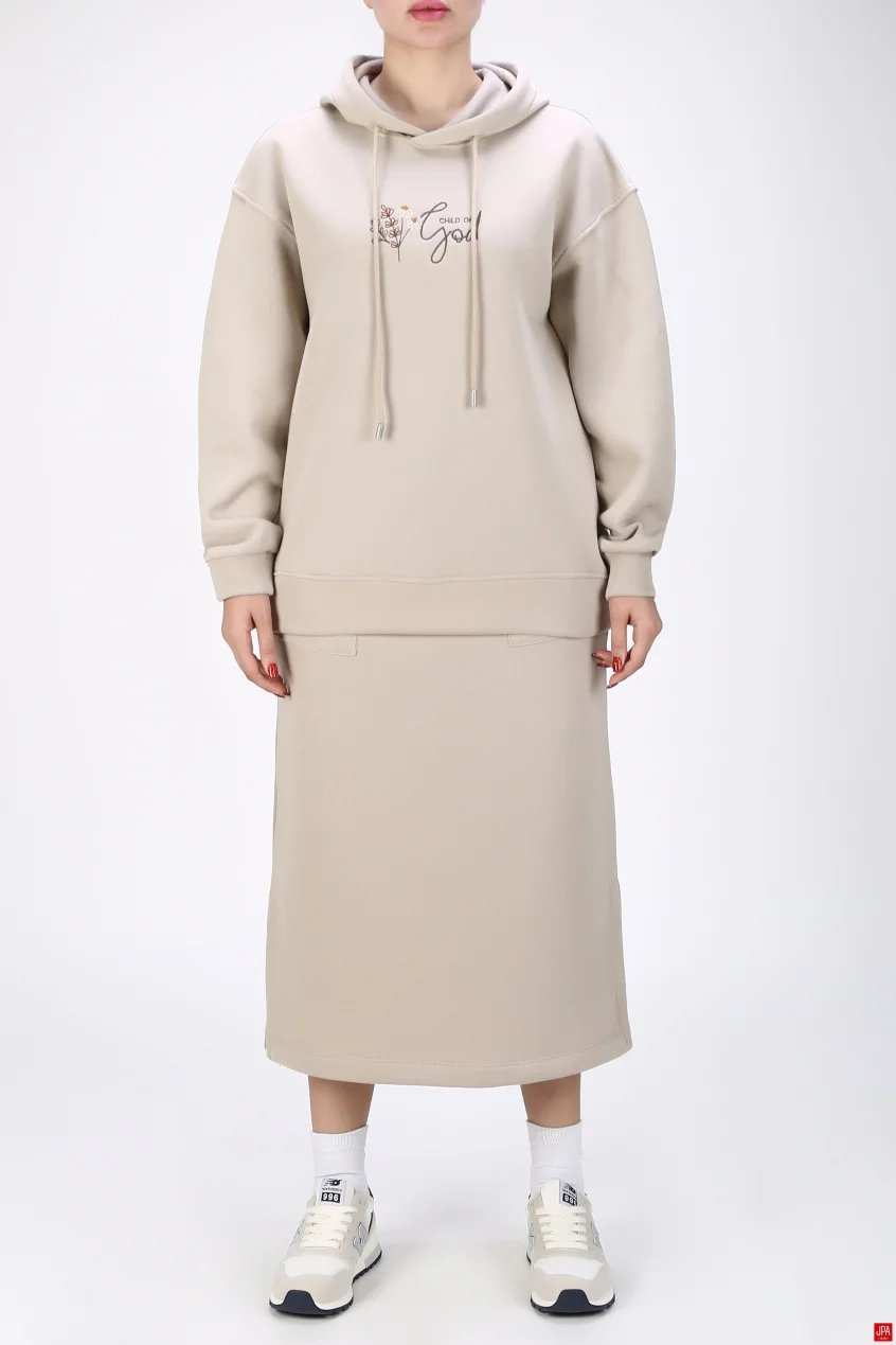 ست هودی و دامن زنانه دورس جی پی ای JPA کد 04081