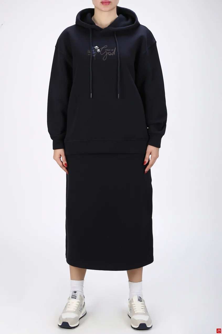 ست هودی و دامن زنانه دورس جی پی ای JPA کد 04081