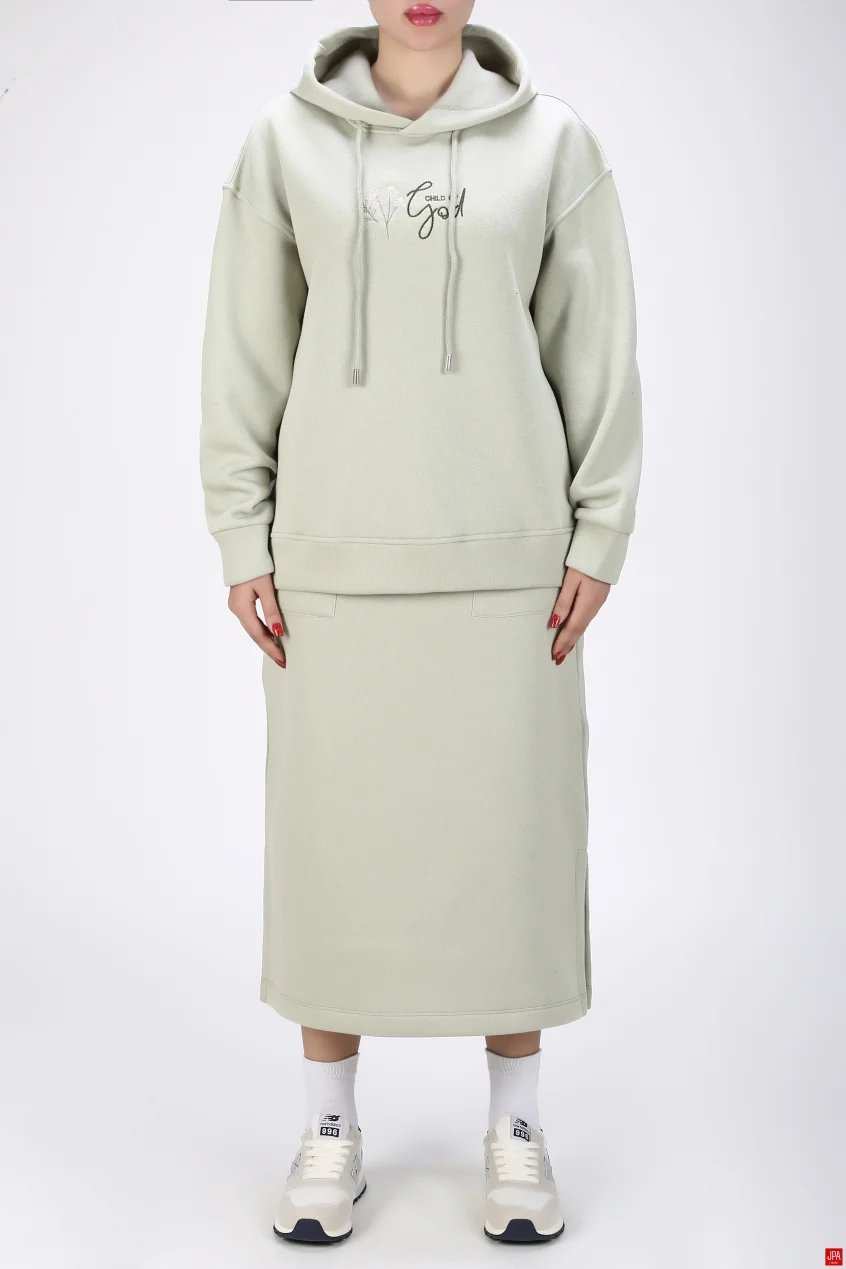ست هودی و دامن زنانه دورس جی پی ای JPA کد 04081