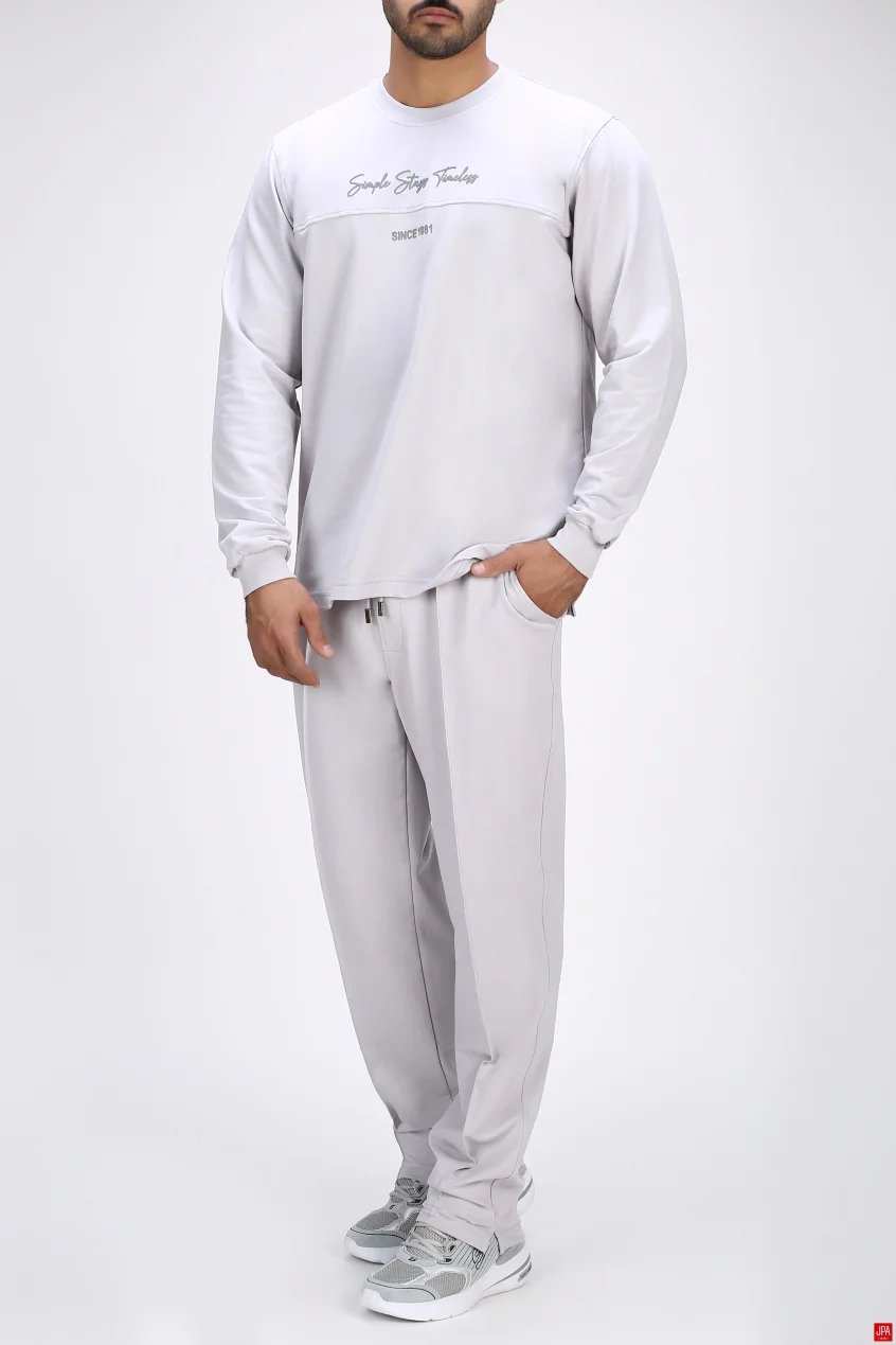 ست بلوز و شلوار مردانه اسپرت رگولار مشکی جی پی ای JPA کد 04098