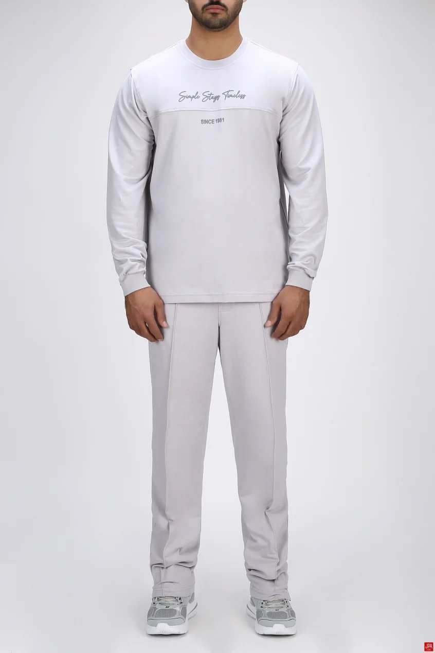 ست بلوز و شلوار مردانه اسپرت رگولار مشکی جی پی ای JPA کد 04098