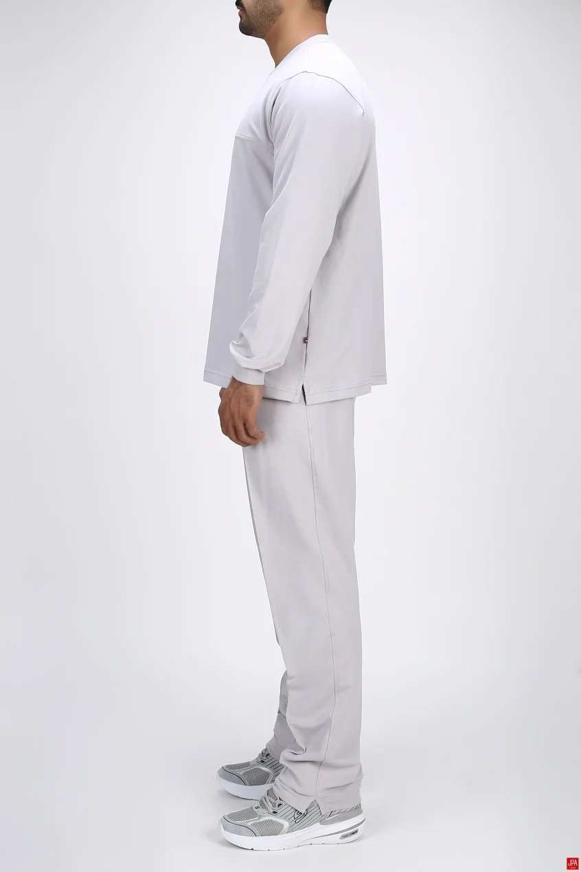 ست بلوز و شلوار مردانه اسپرت رگولار مشکی جی پی ای JPA کد 04098