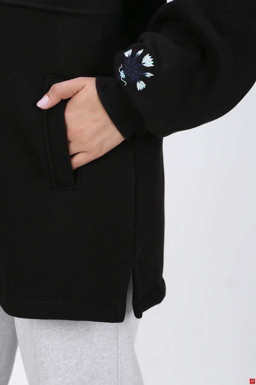 هودی زنانه دورس نیم زیپ جی پی ای JPA کد 04082