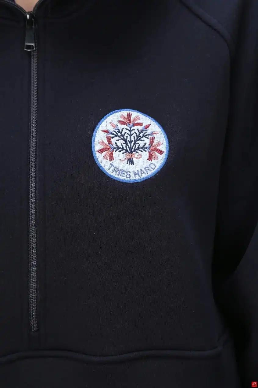 هودی زنانه دورس نیم زیپ جی پی ای JPA کد 04082