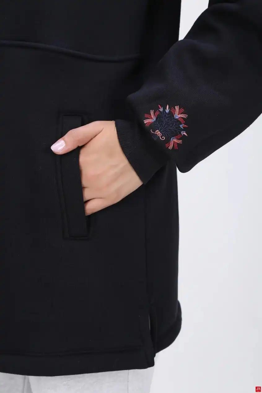 هودی زنانه دورس نیم زیپ جی پی ای JPA کد 04082