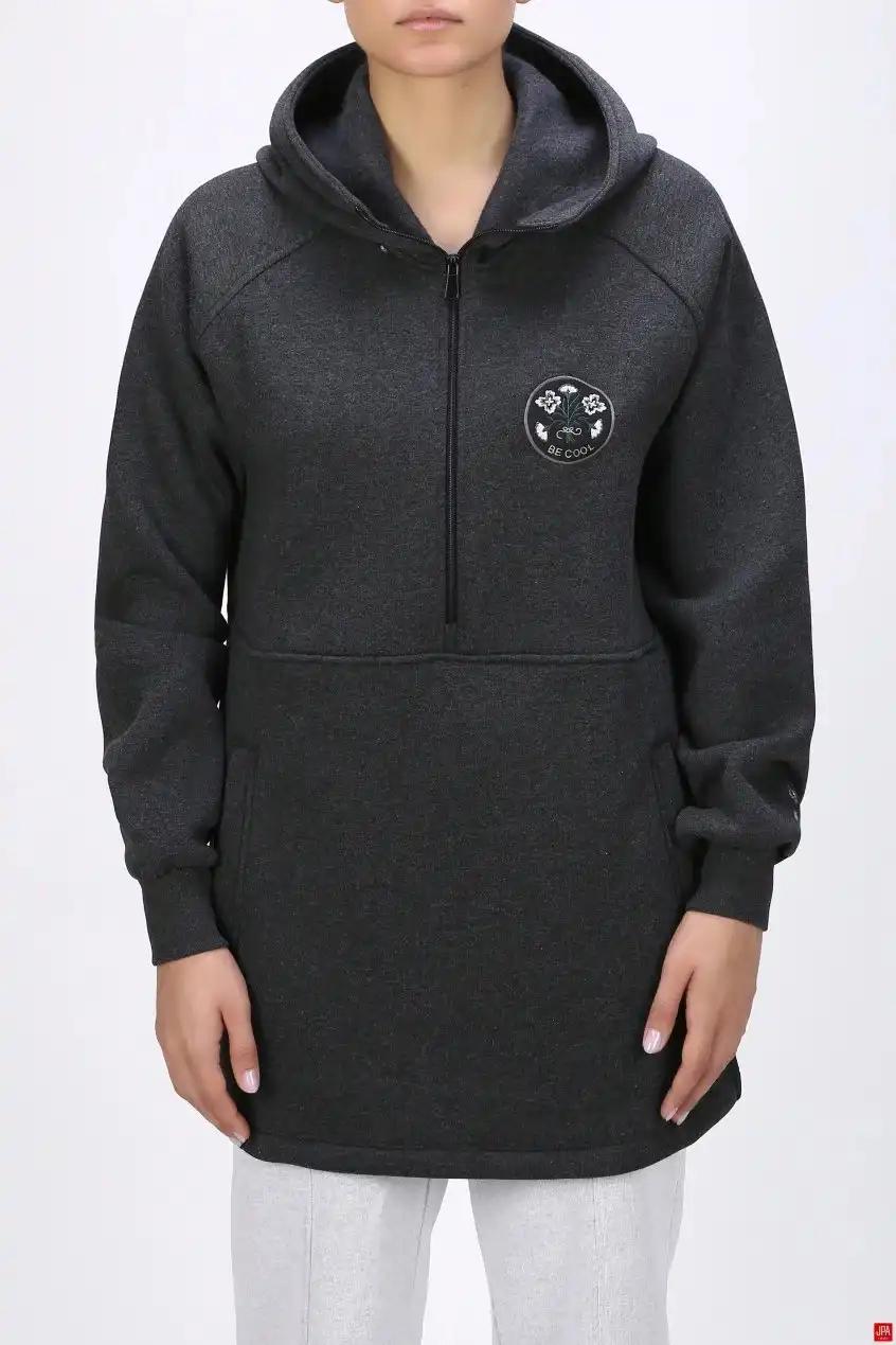 هودی زنانه دورس نیم زیپ جی پی ای JPA کد 04082