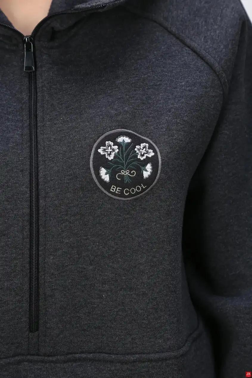 هودی زنانه دورس نیم زیپ جی پی ای JPA کد 04082