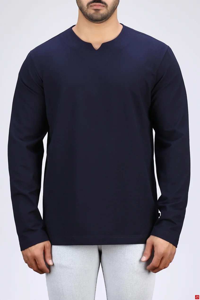 بلوز مردانه یقه کوبایی جی پی ای JPA کد 04118