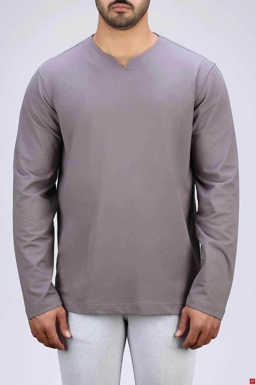 بلوز مردانه یقه کوبایی جی پی ای JPA کد 04118