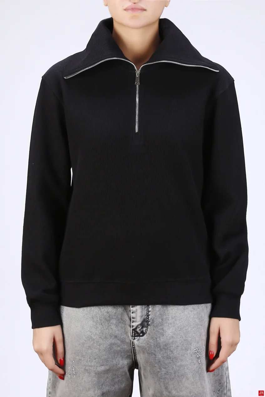 بلوز زنانه نیم زیپ جی پی ای JPA کد 04154