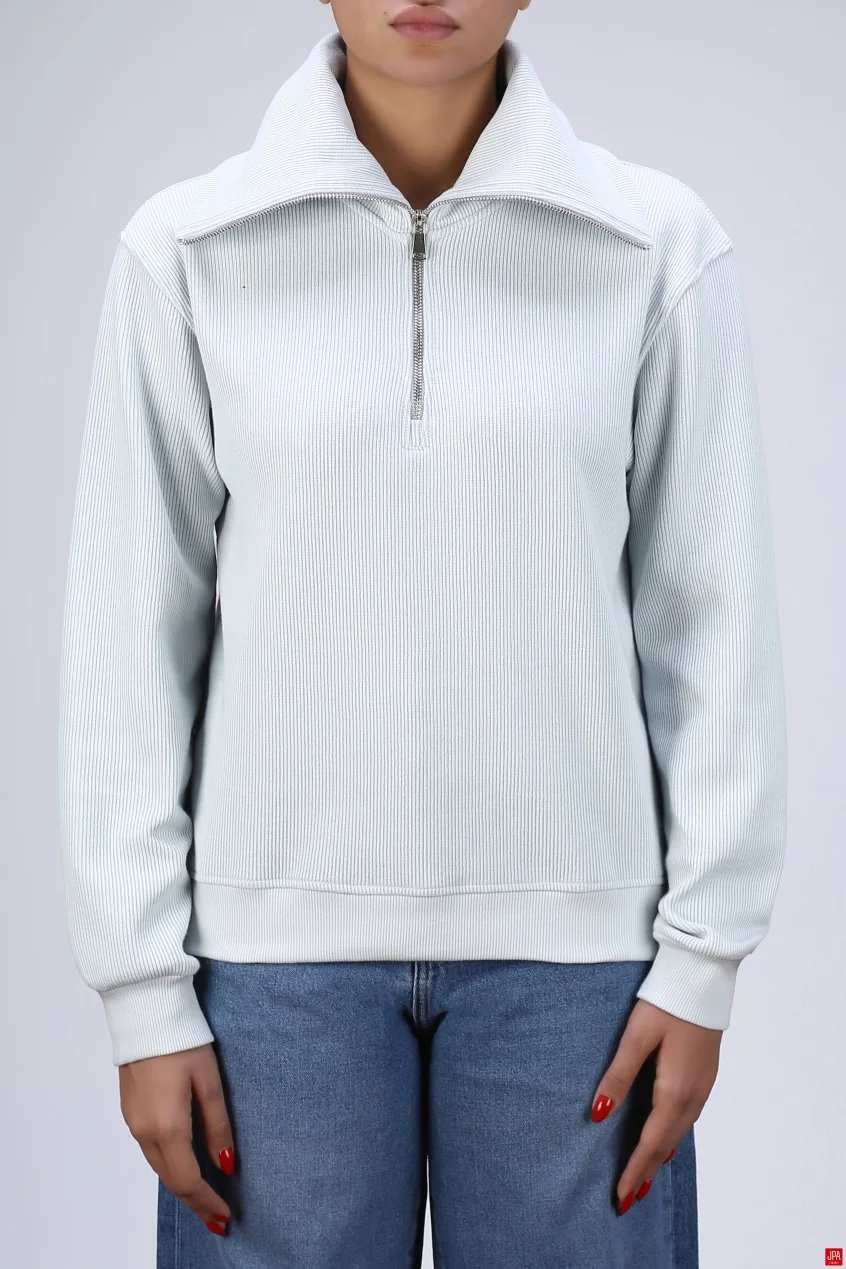 بلوز زنانه نیم زیپ جی پی ای JPA کد 04154