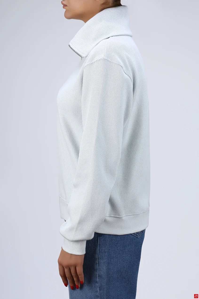 بلوز زنانه نیم زیپ جی پی ای JPA کد 04154