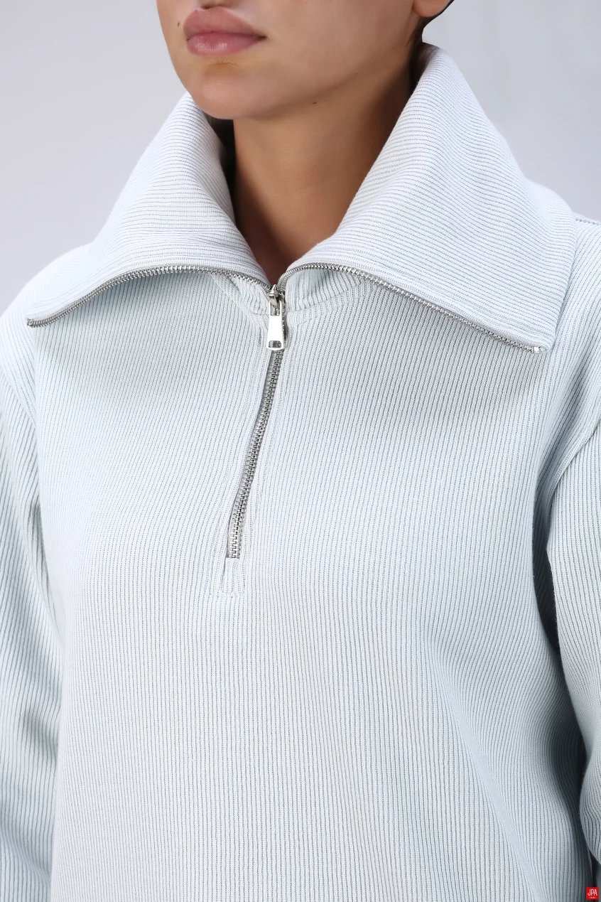 بلوز زنانه نیم زیپ جی پی ای JPA کد 04154