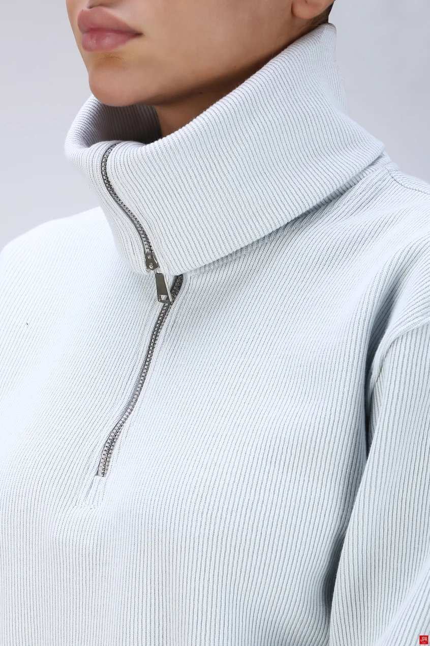 بلوز زنانه نیم زیپ جی پی ای JPA کد 04154