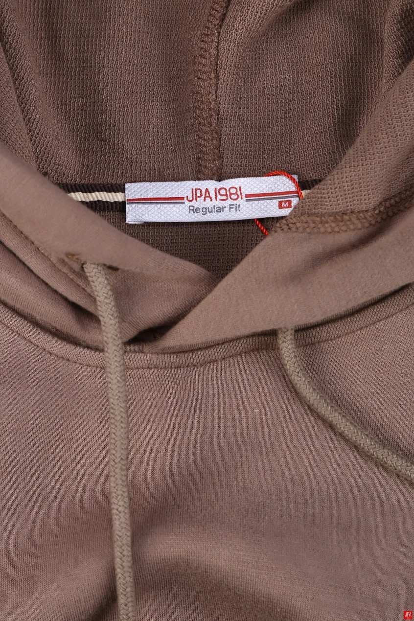 هودی زنانه کلاهدار مشکی جی پی ای JPA کد 04144