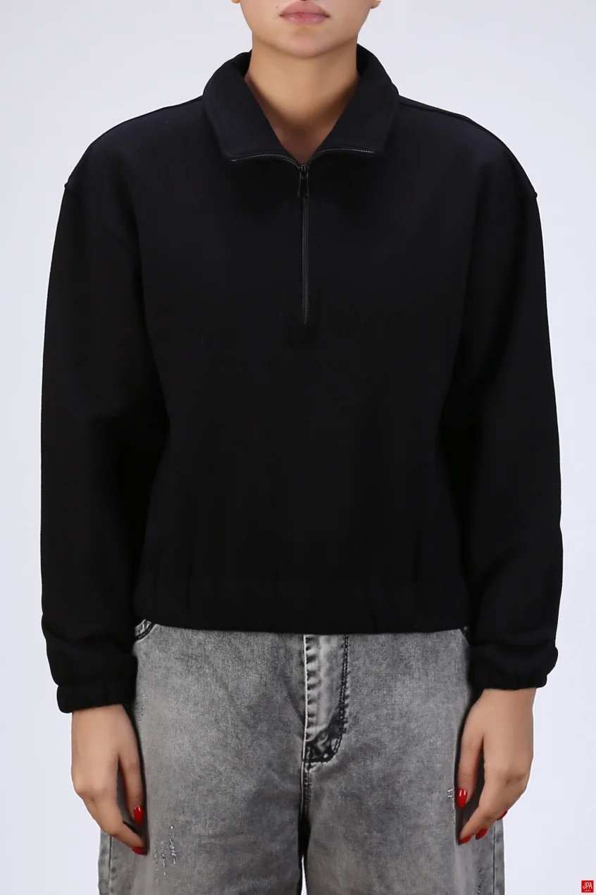 بلوز زنانه دورس مشکی جی پی ای JPA کد 04139