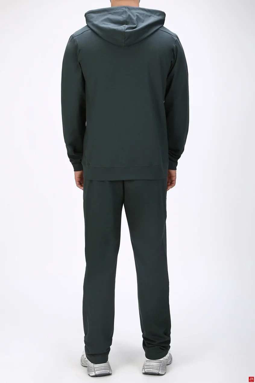 ست هودی و شلوار مردانه اسپرت رگولار مشکی جی پی ای JPA کد 04137