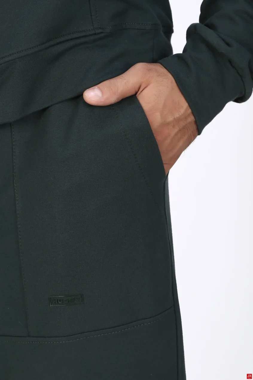 ست هودی و شلوار مردانه اسپرت رگولار مشکی جی پی ای JPA کد 04137