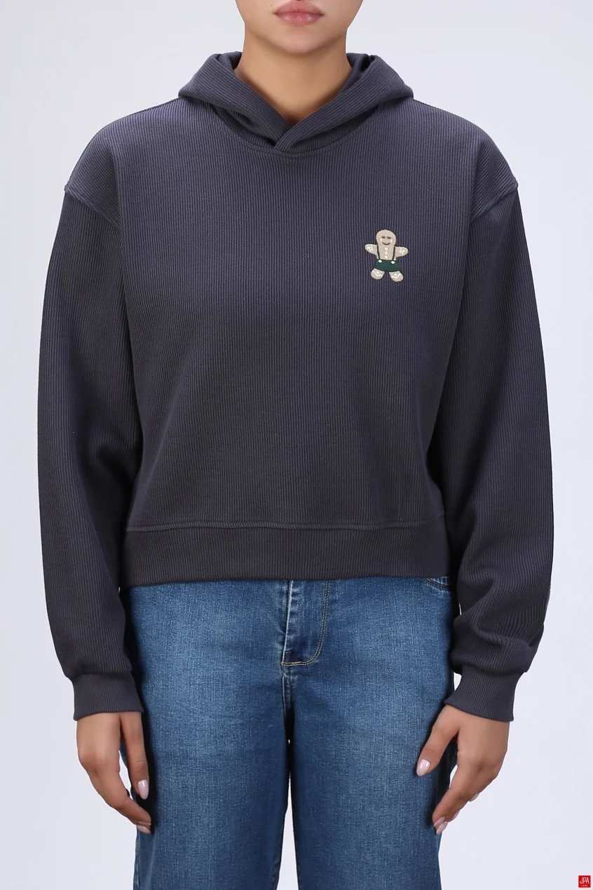 هودی زنانه مشکی جی پی ای JPA کد 04162