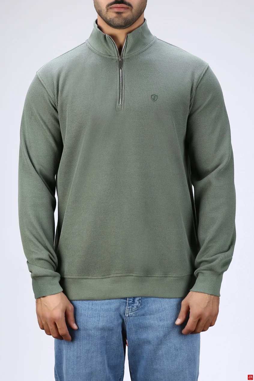 بلوز مردانه نیم زیپ جی پی ای JPA کد 04149