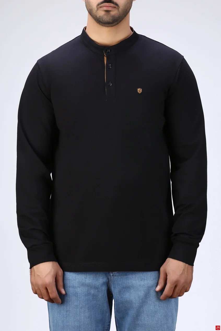 بلوز مردانه یقه دیپلمات جی پی ای JPA کد 04119