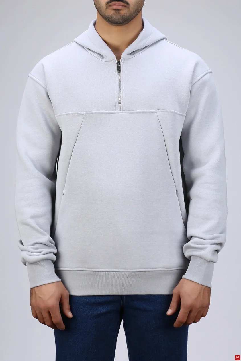 هودی مردانه دورس طوسی روشن جی پی ای JPA کد 04183