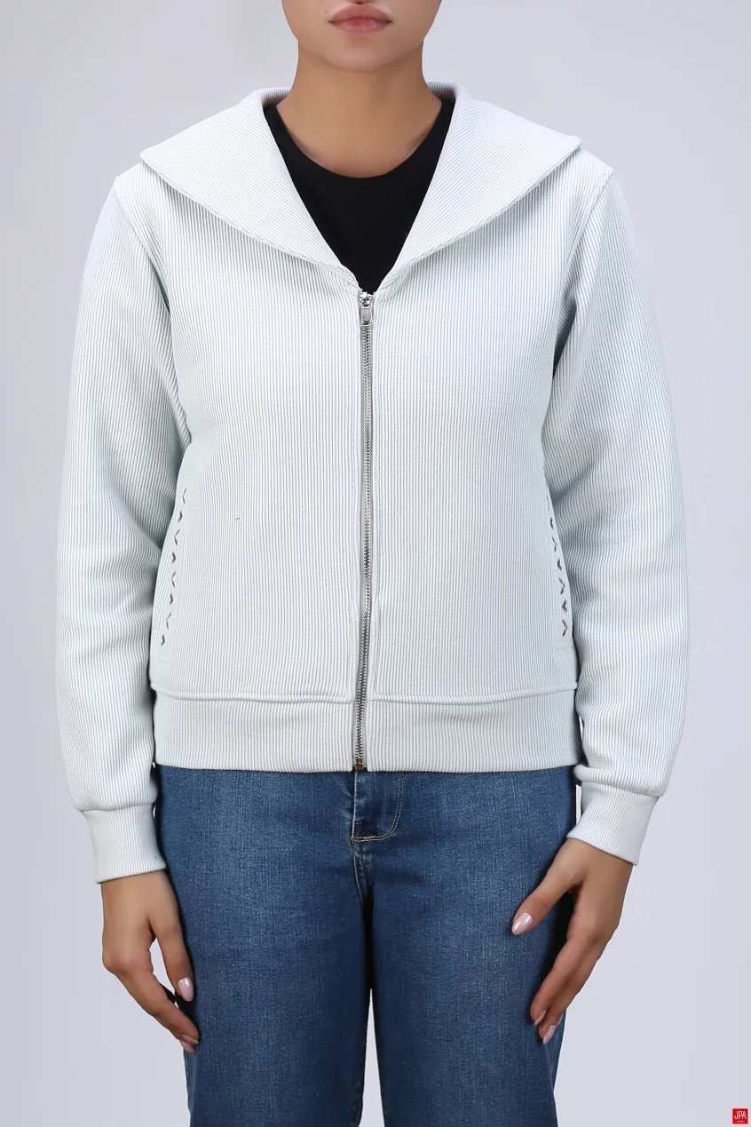 سویشرت زنانه اسپرت طرح دار گلدوزی رگولار جی پی ای JPA – کد 04150