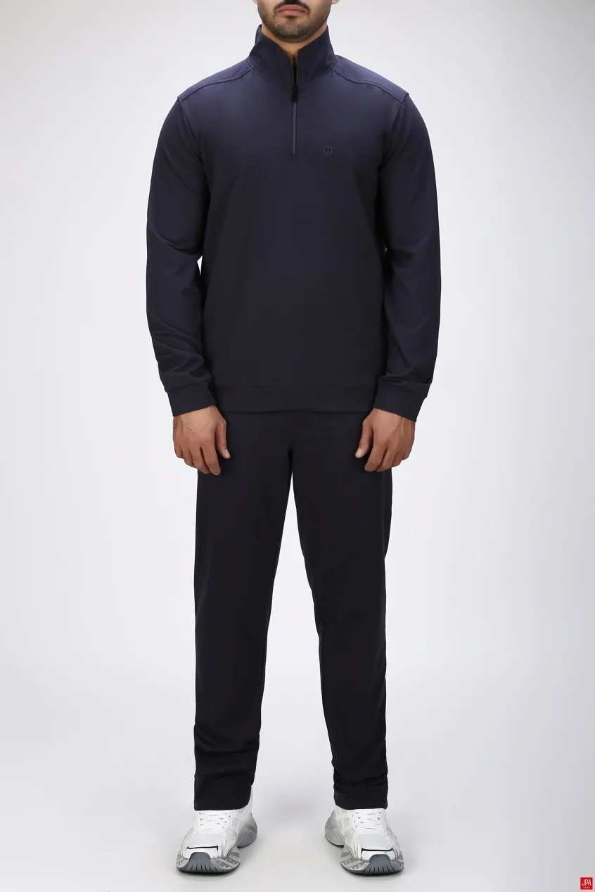 ست بلوز و شلوار مردانه اسپرت رگولار مشکی جی پی ای JPA کد 04133