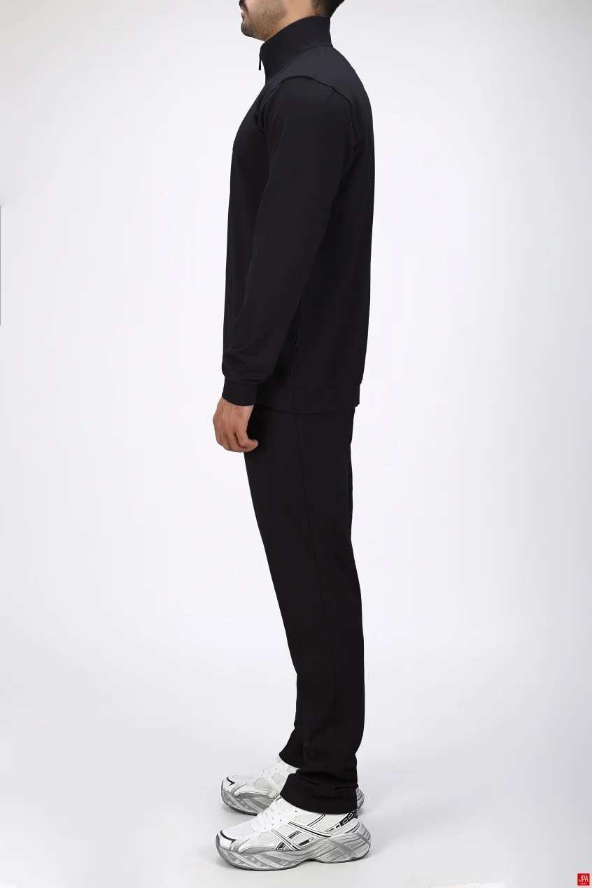 ست بلوز و شلوار مردانه اسپرت رگولار مشکی جی پی ای JPA کد 04133