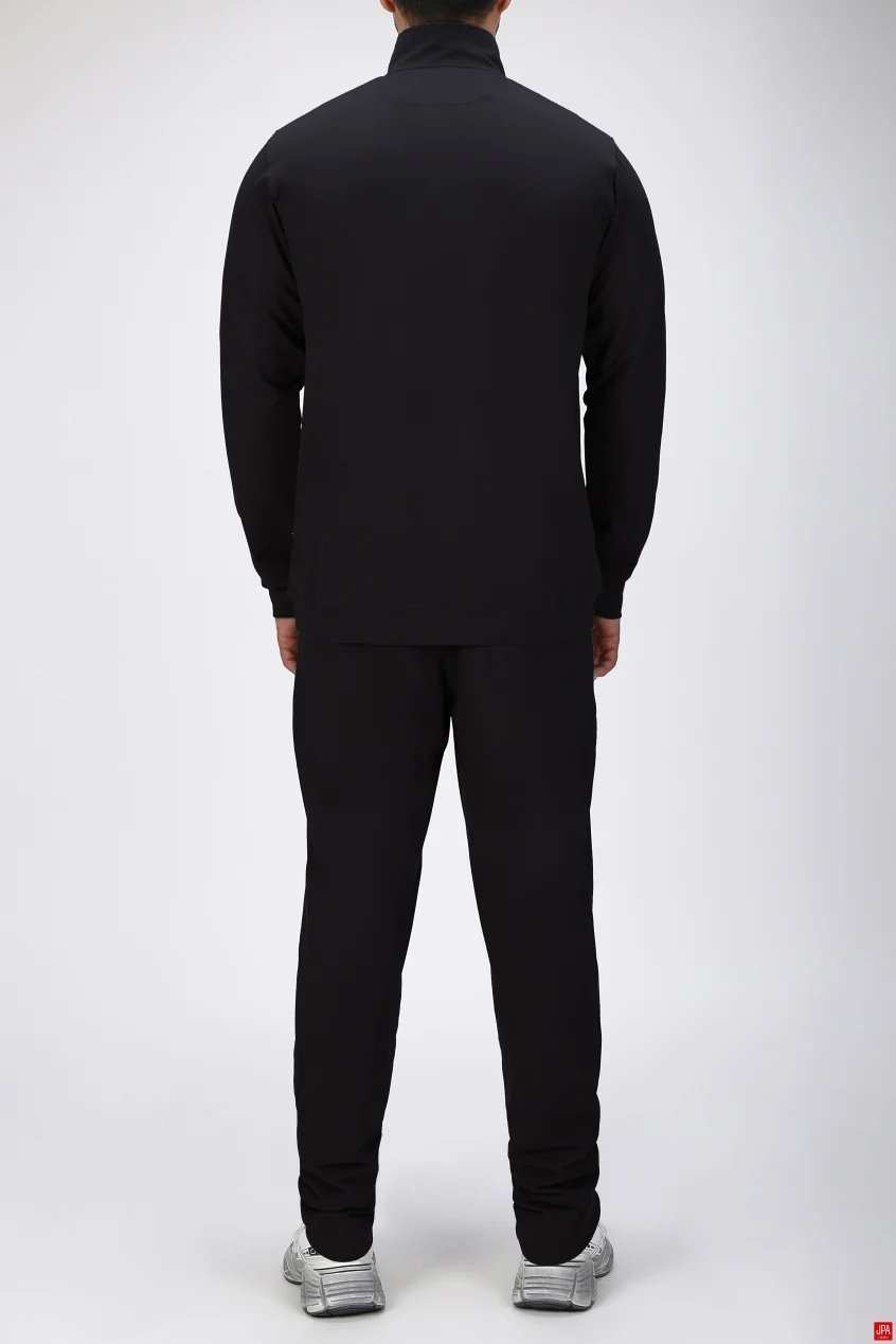 ست بلوز و شلوار مردانه اسپرت رگولار مشکی جی پی ای JPA کد 04133