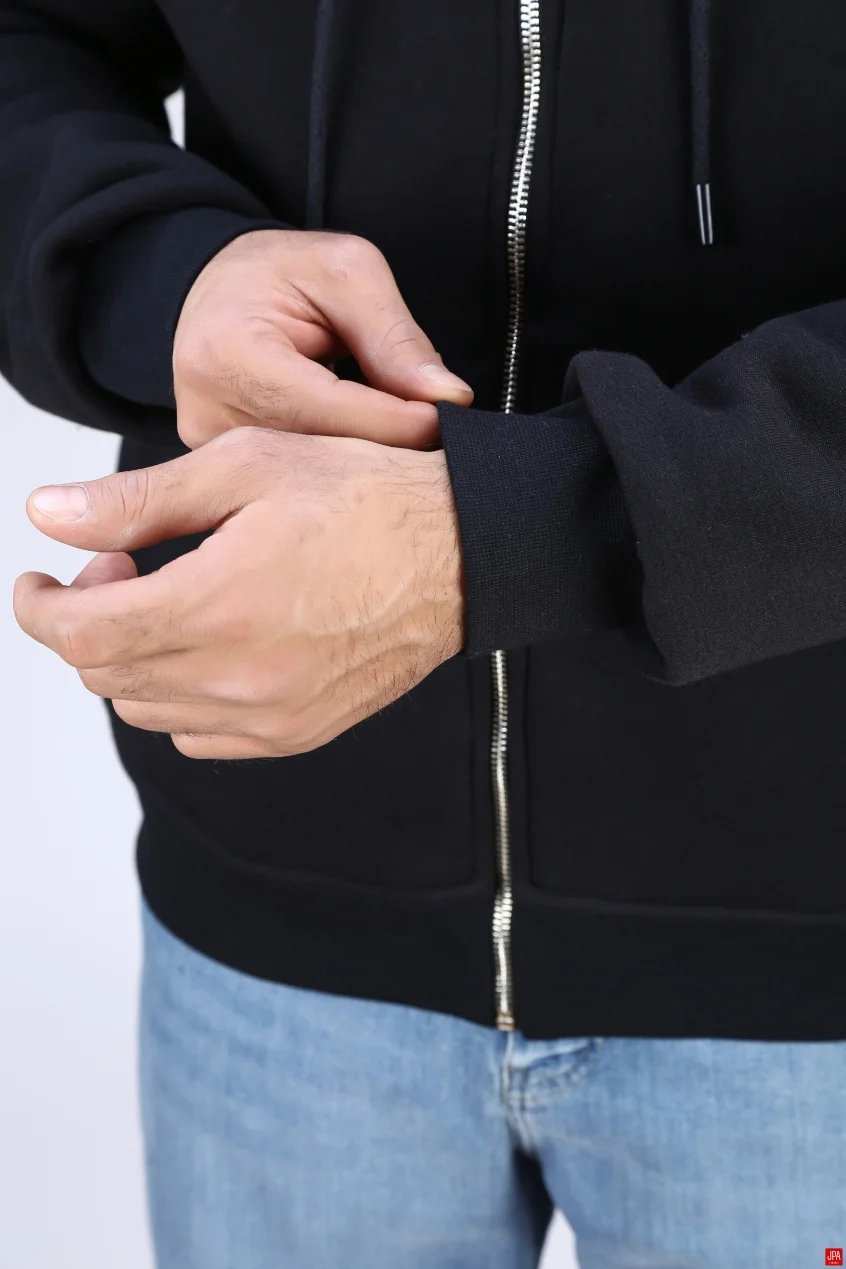 سویشرت مردانه دورس کلاهدار ساده رگولار جی پی ای JPA کد 04209