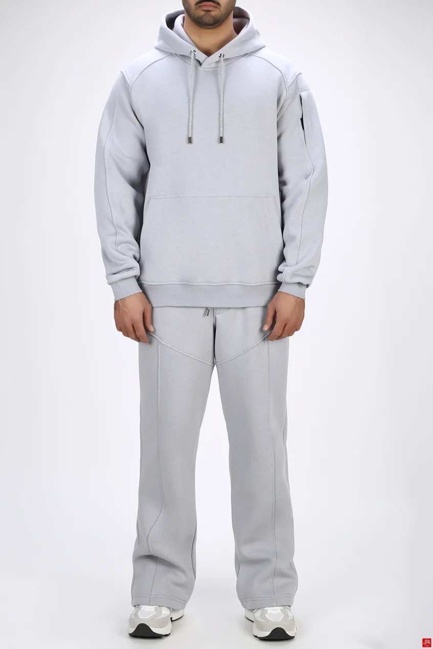 هودی شلوار مردانه دورس اسپرت ساده رگولار جی پی ای JPA کد 04198