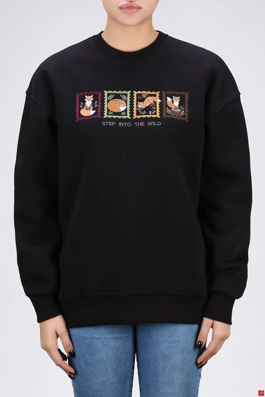 بلوز زنانه دورس یقه گرد گلدوزی رگولار جی پی ای JPA کد 04206